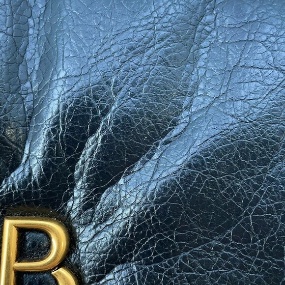 BALENCIAGA Monaco ChainShoulder Leather Black - Picture 8 of 15